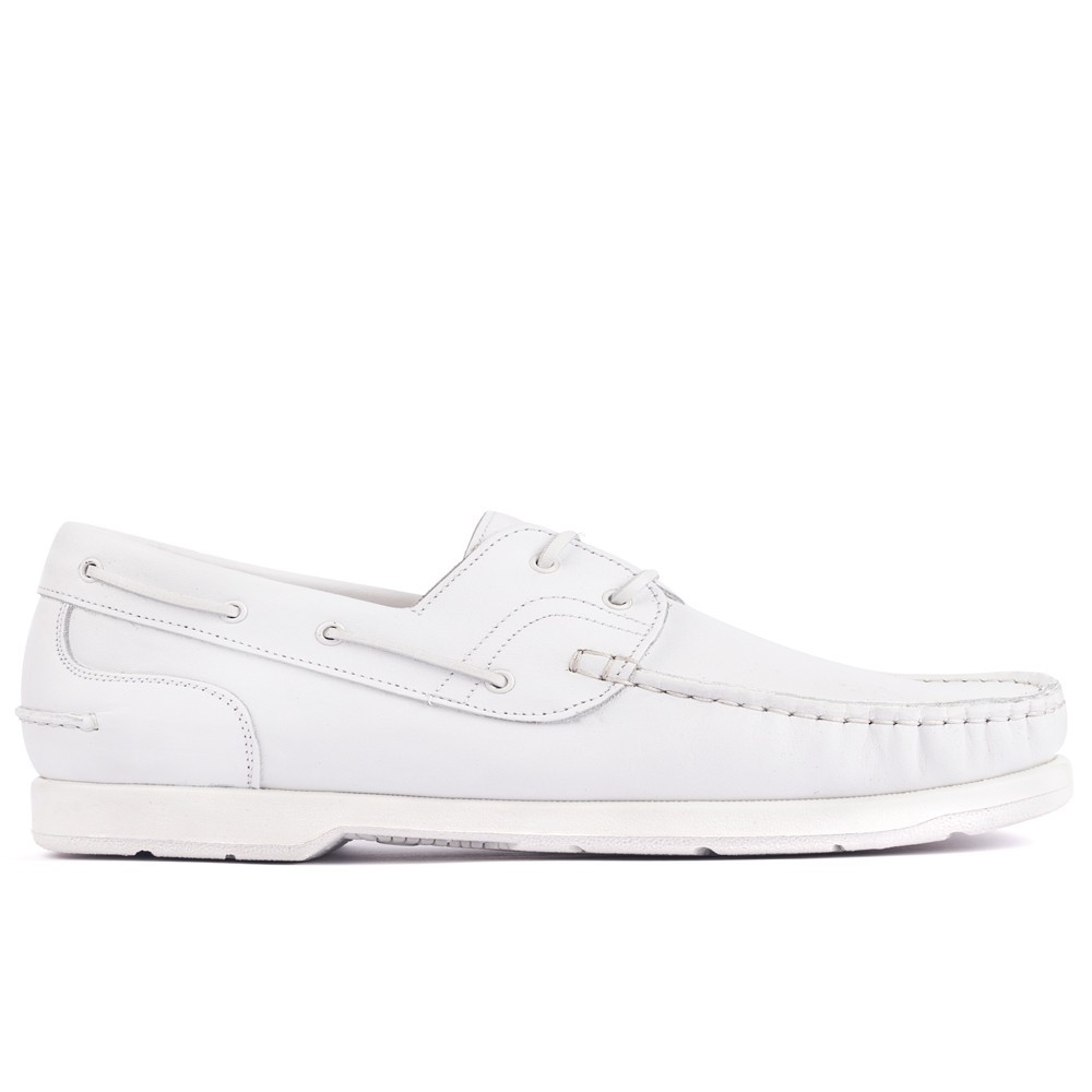 Scarpe con rialzo da uomo Portonovo bianco