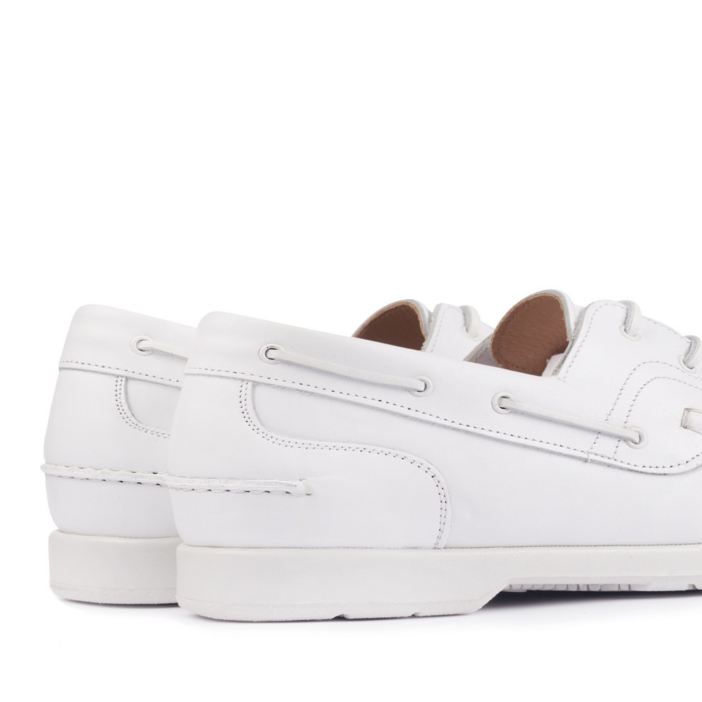 Scarpe con rialzo da uomo Portonovo bianco