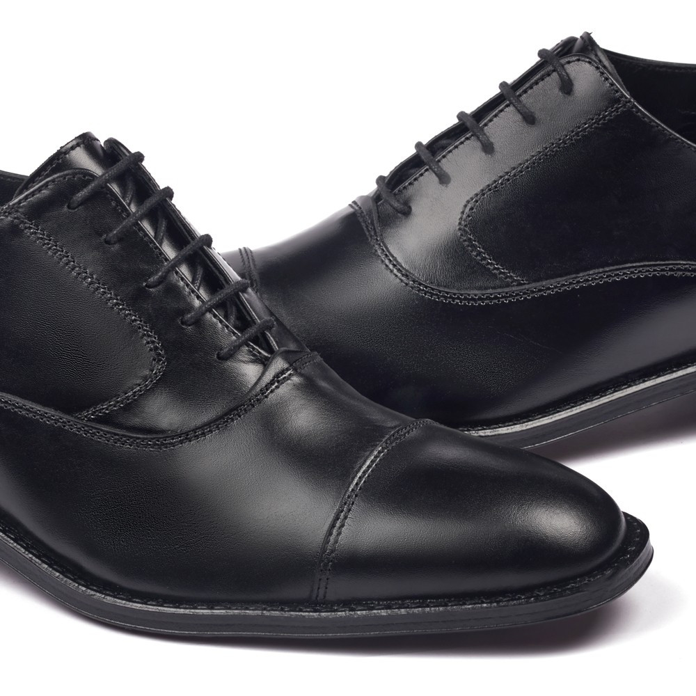 Schuhe mit Erhöhung für Männer Derbi Schwarz