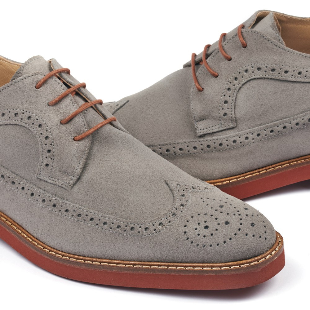 Schuhe mit Erhöhung für Männer Corby B Grau