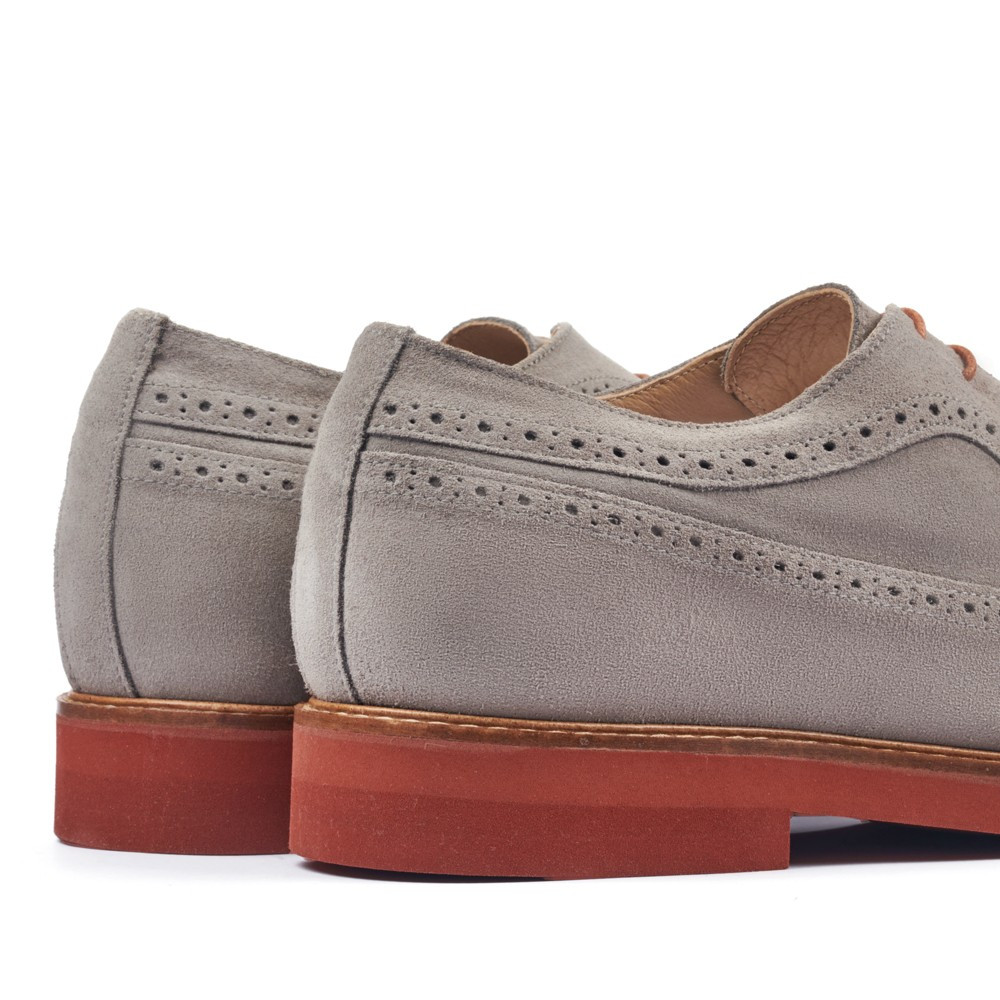 Schuhe mit Erhöhung für Männer Corby B Grau