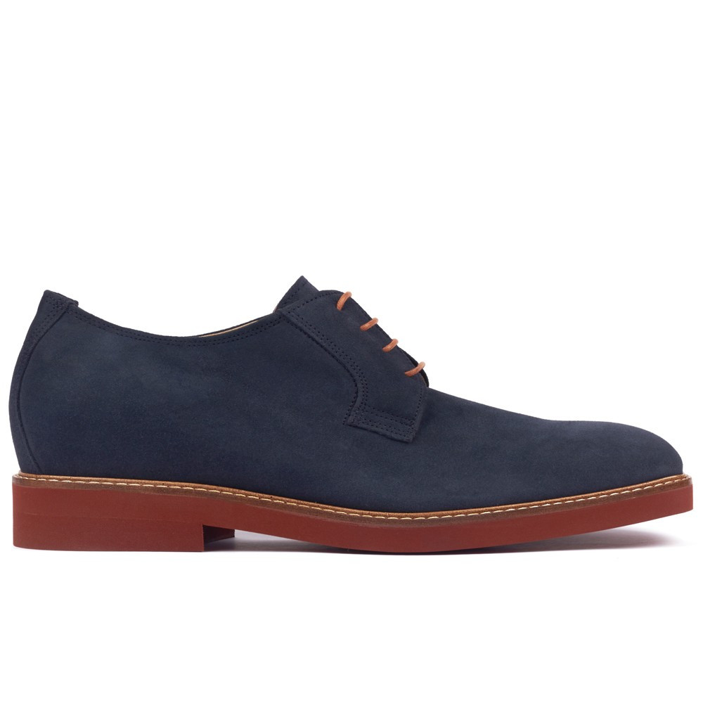 Scarpe con rialzo da uomo Corby A blu