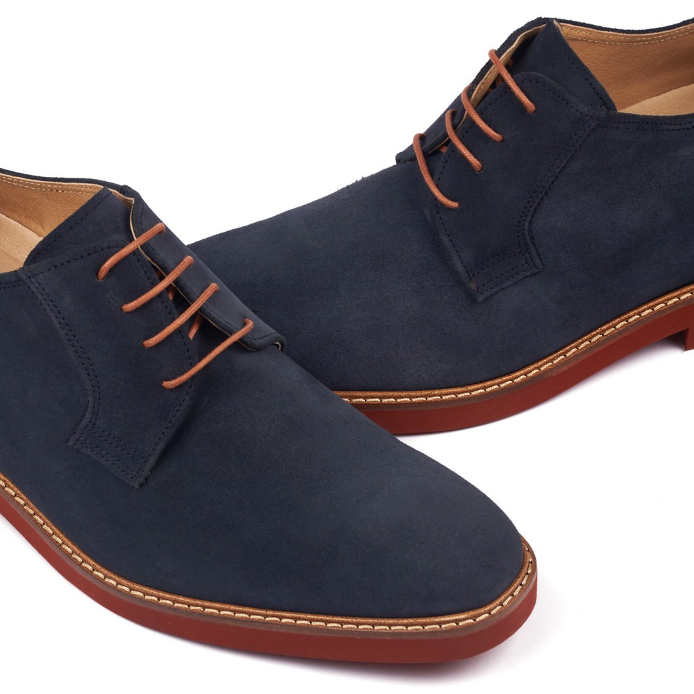 Chaussures réhaussantes pour homme Corby A bleu