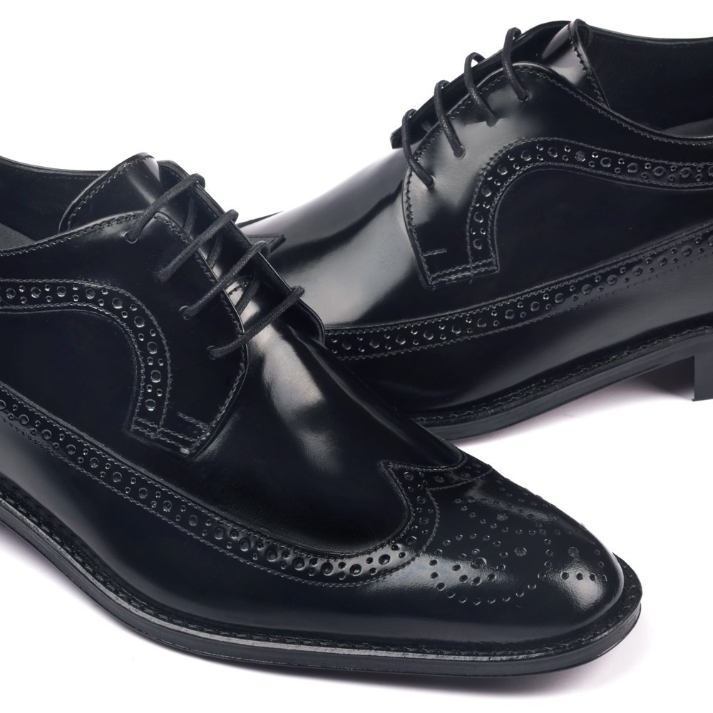 scarpe con rialzo da uomo  London  nero