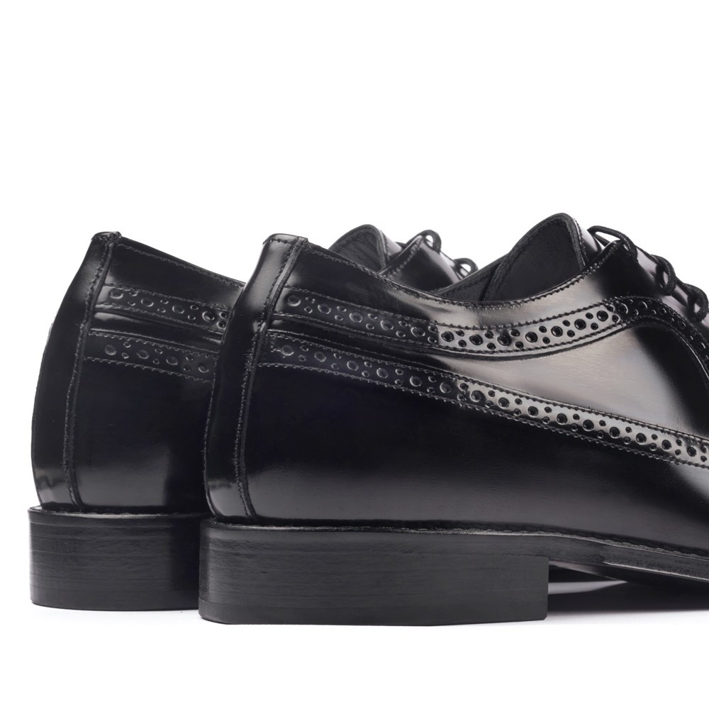 Sapatos para elevar a altura para homem London Preto