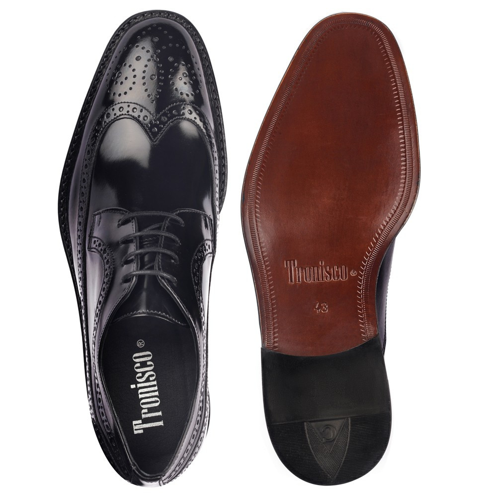 Sapatos para elevar a altura para homem London Preto