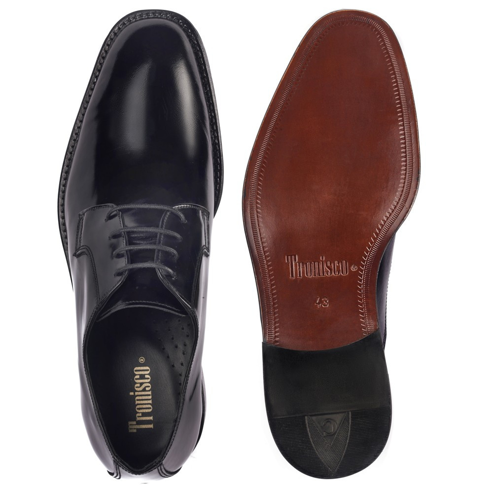 Tronisco Oporto scarpe con rialzo da uomo nero