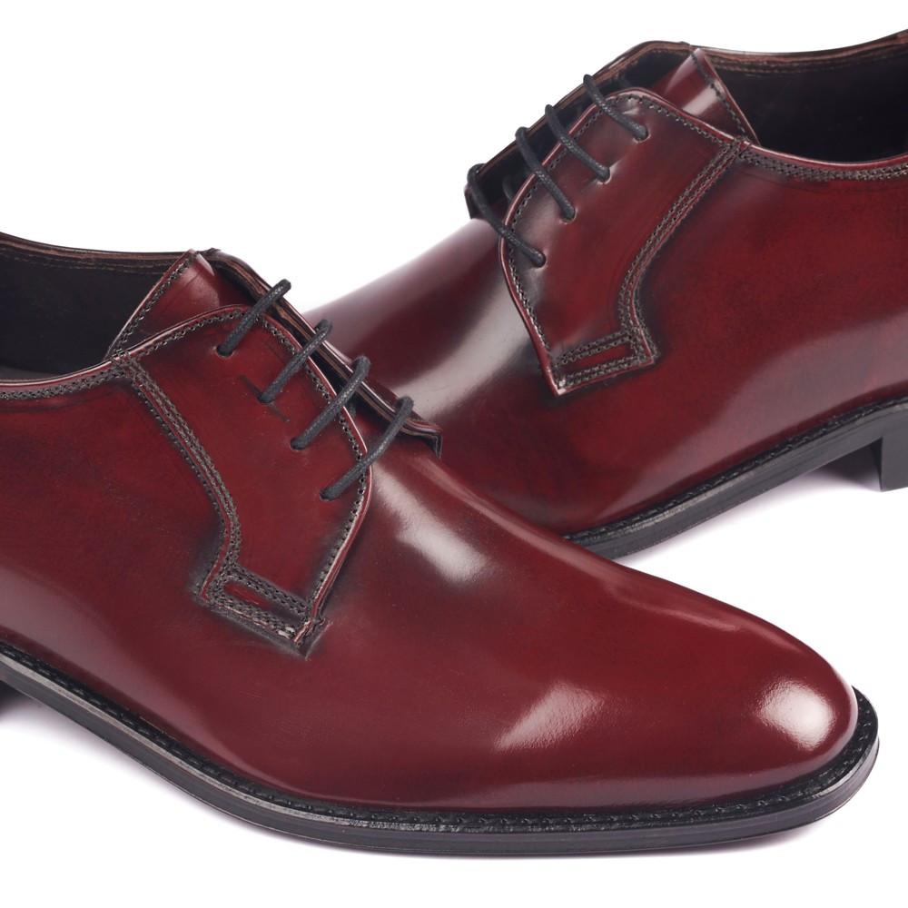 Sapatos para elevar a altura para homem Oporto Bordeaux