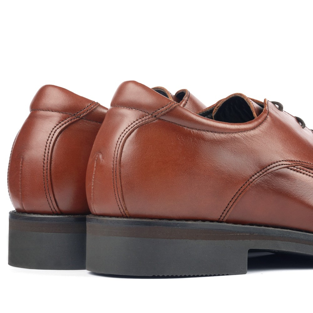 Sapatos para elevar a altura para homem Roma Castanho