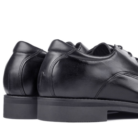 Zapatos con alzas para hombres Roma negro