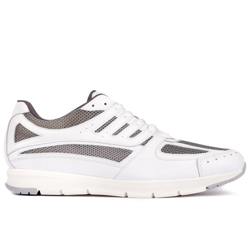 Sapatos para elevar a altura para homem Siena Branco 2