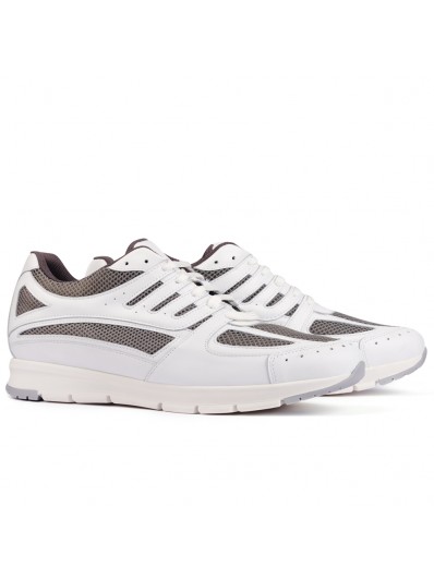 Masaltos.com Zapatos con alzas hombre Tronisco modelo Siena blanco product