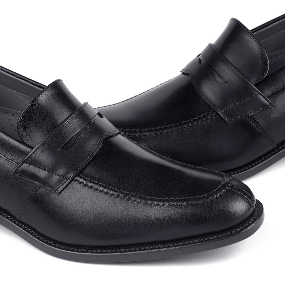 Schuhe mit Erhöhung für Männer Stanford Schwarz