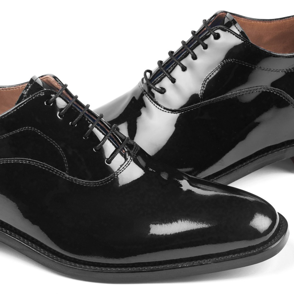 Schuhe mit Erhöhung für Männer Charol Schwarz