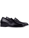 Milan negro Zapatos con alzas