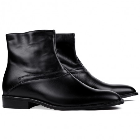 Spoleto black Height increasing shoes