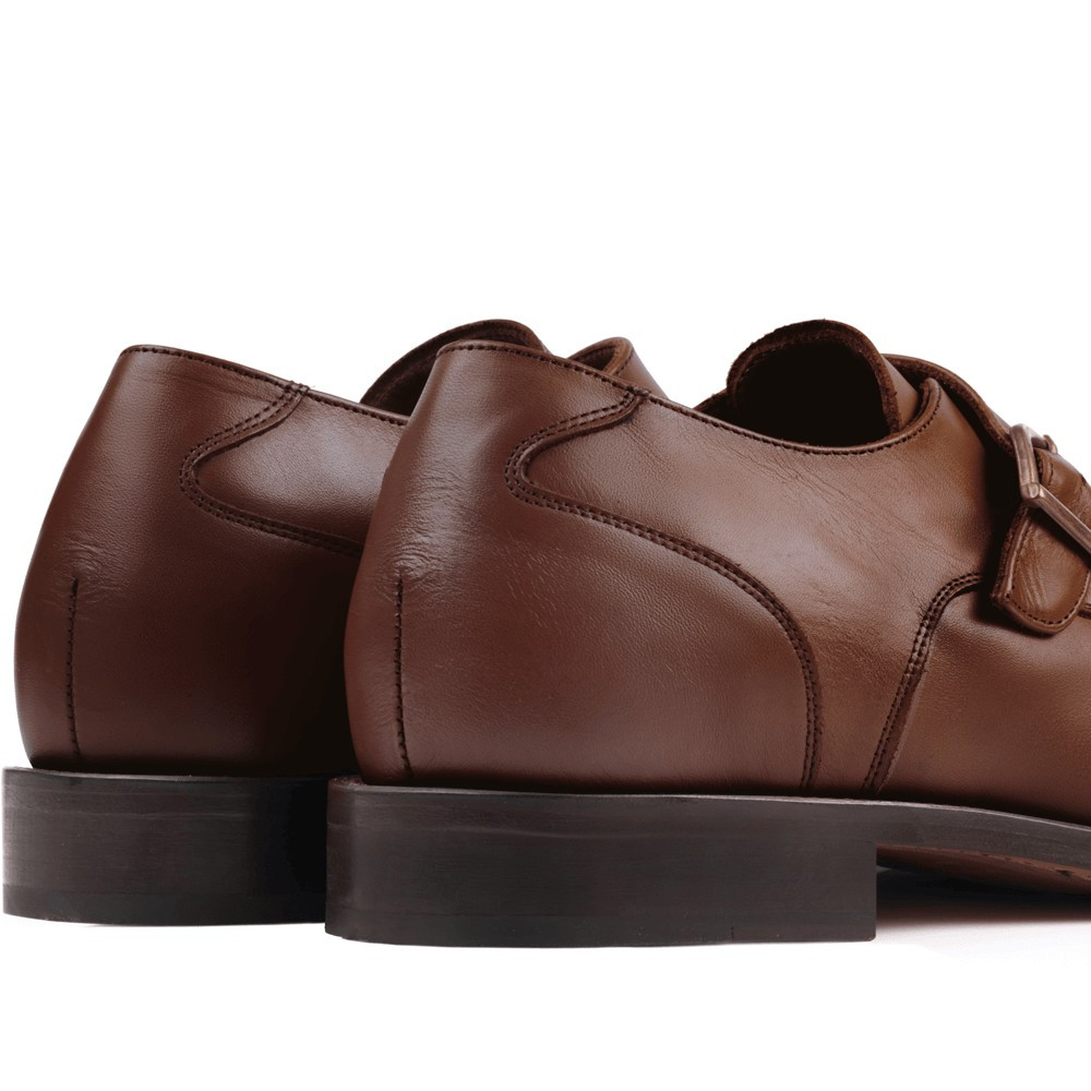 Sapatos para elevar a altura para homem Belfert Castanho