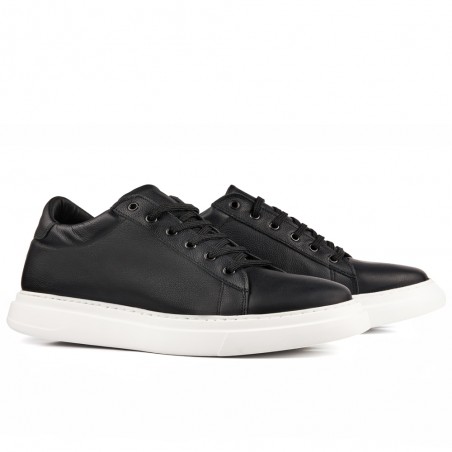 Toscana black Height increasing shoes