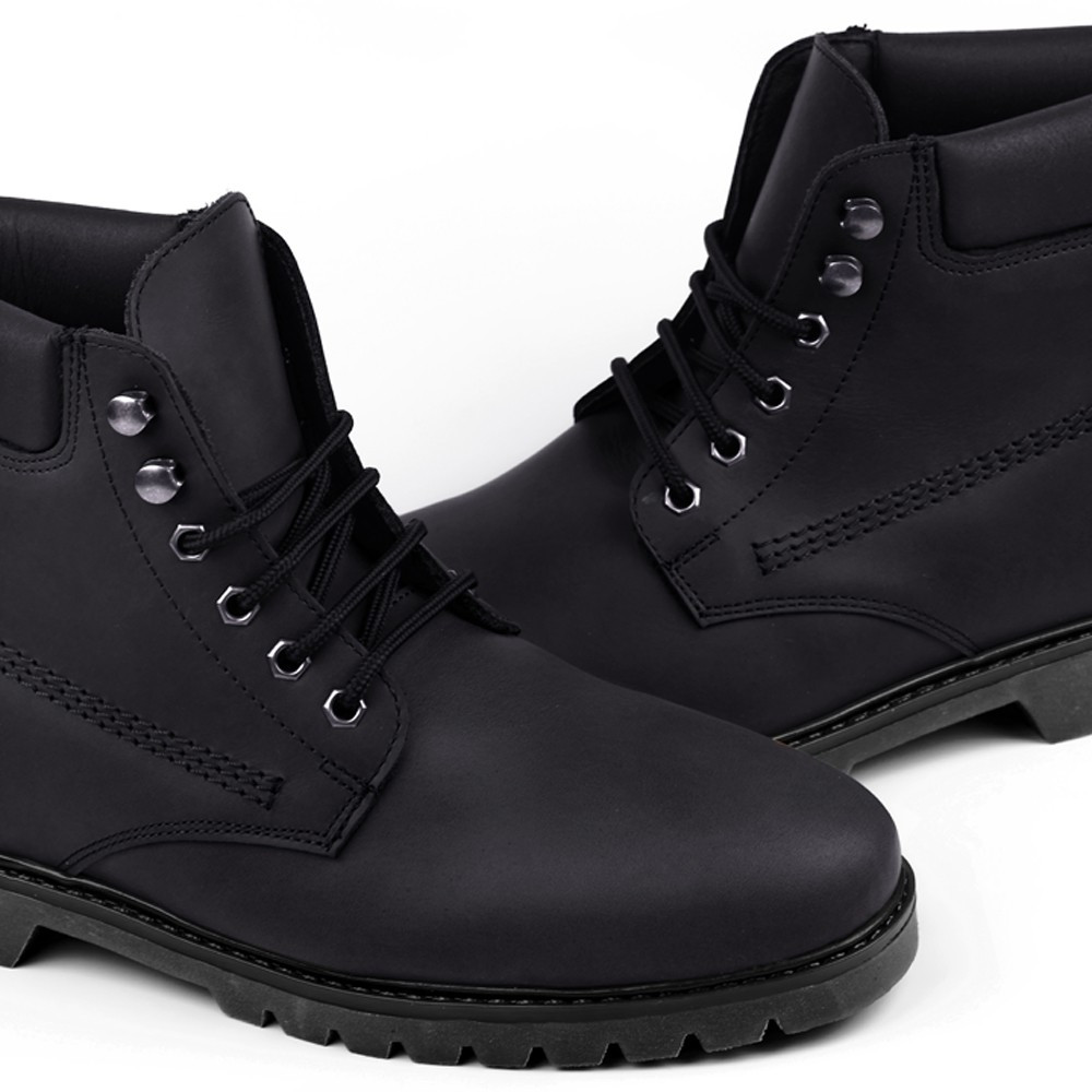 Schuhe mit Erhöhung für Männer Montana Schwarz