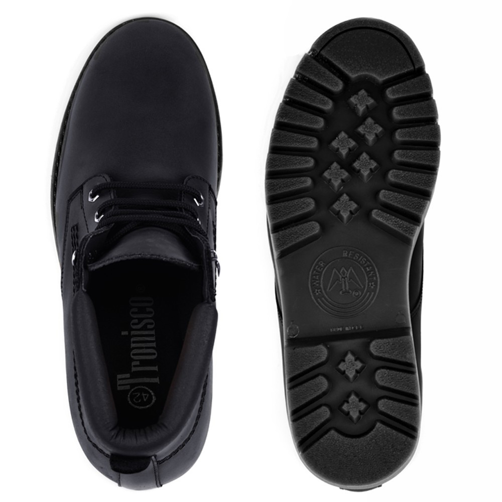 Schuhe mit Erhöhung für Männer Montana Schwarz