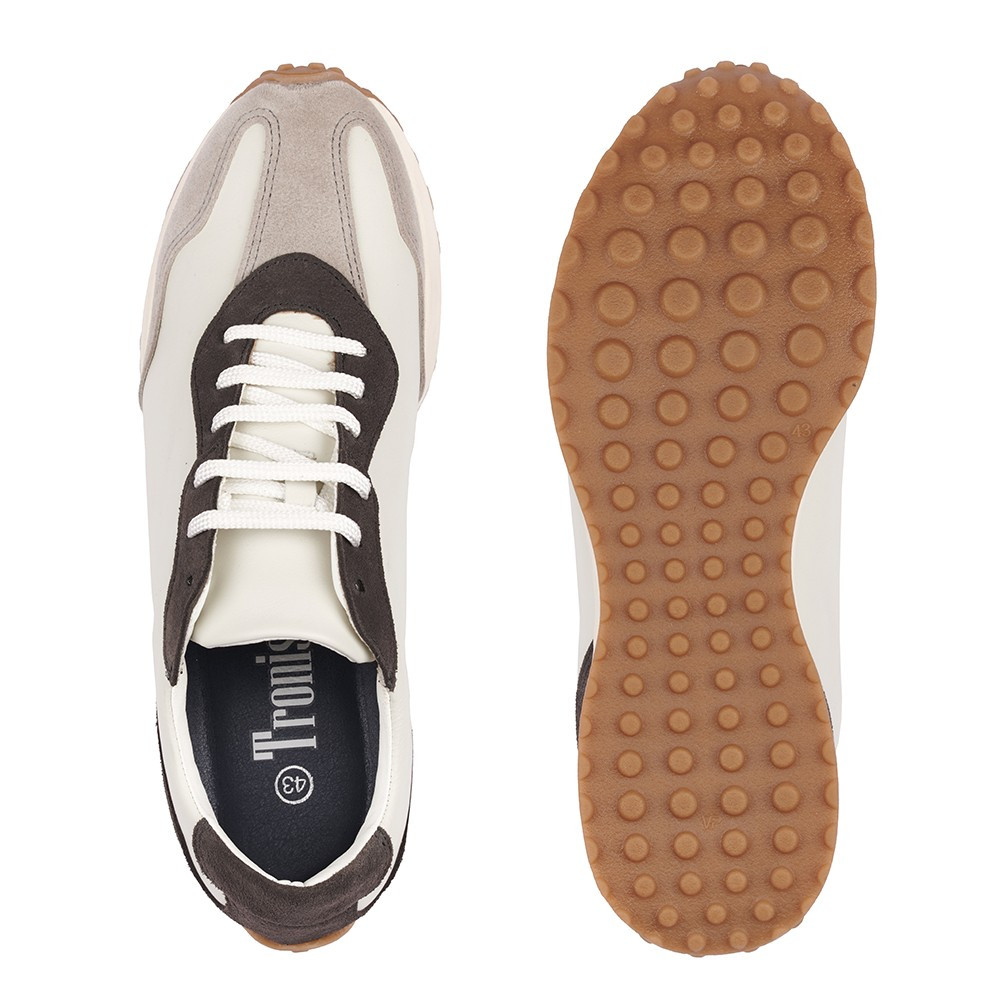 Sapatos para elevar a altura para homem Melbourne cinza