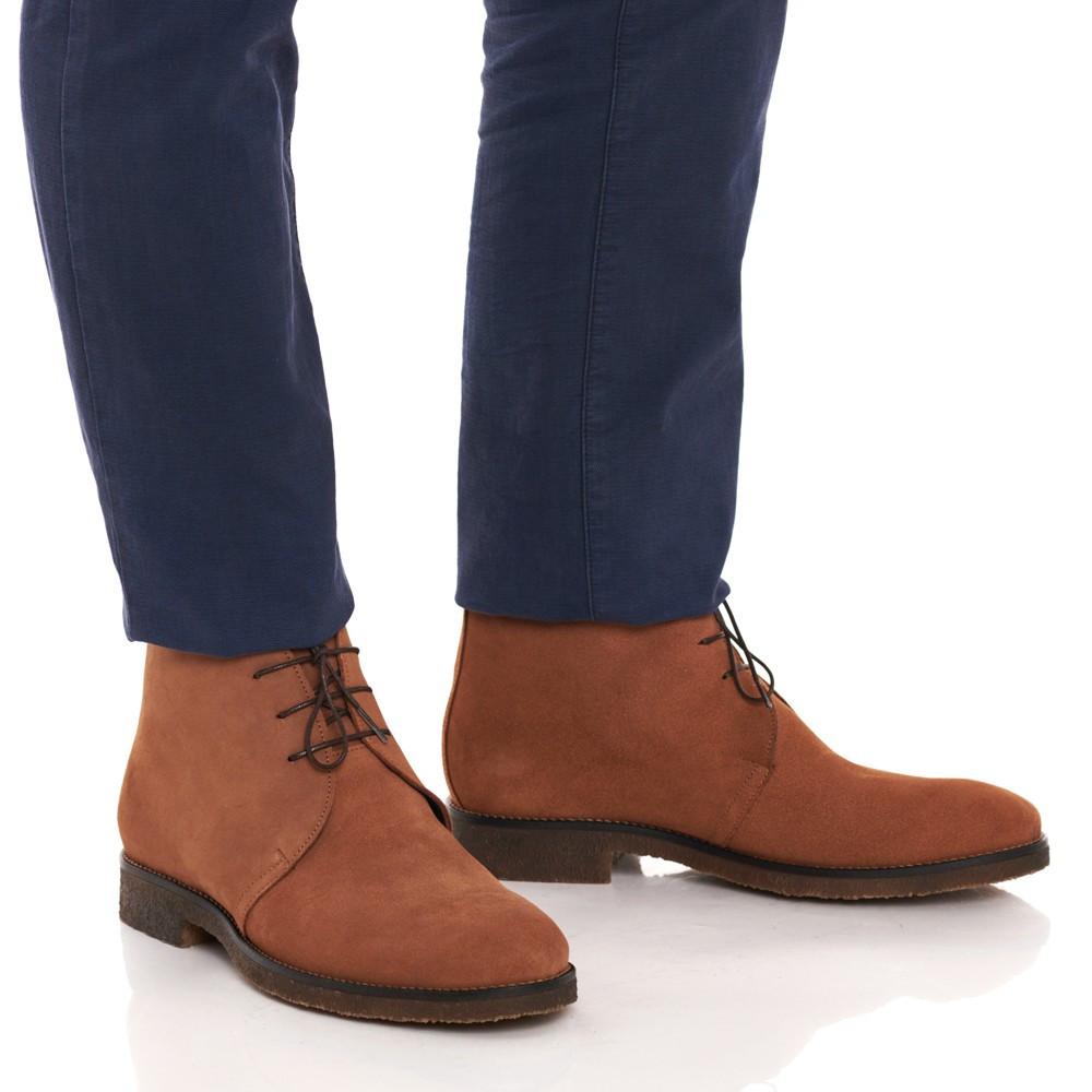 Zapatos con alzas para hombre Alexandro marrón