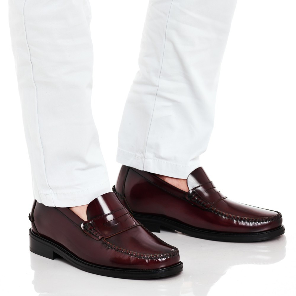 Мужская обувь увеличивающая рост Arosa Бордовые