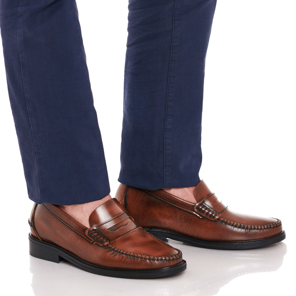 Scarpe con rialzo da uomo Arosa marrone