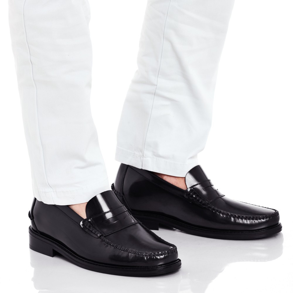 Schuhe mit Erhöhung für Männer Arosa Schwarz