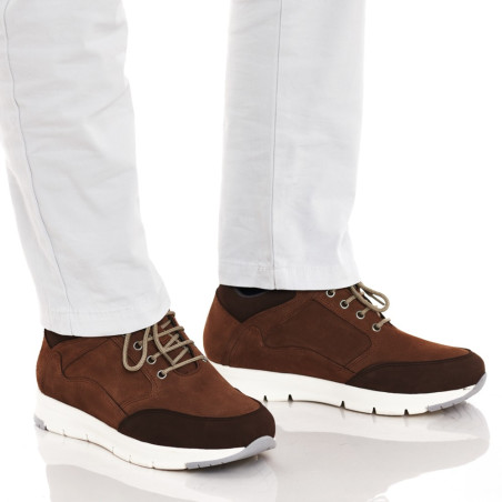 Schuhe mit Erhöhung für Männer Berna Braun