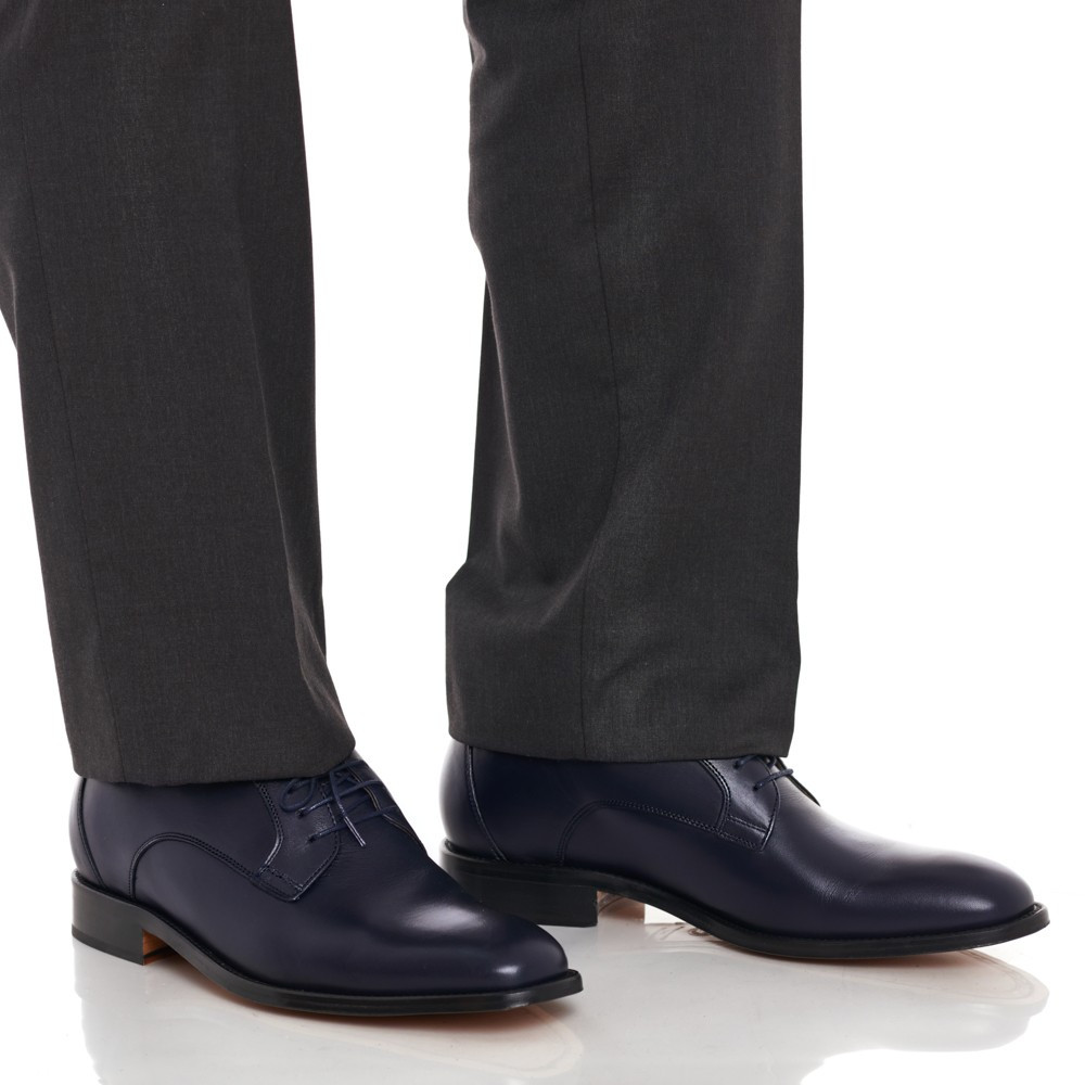 Schuhe mit Erhöhung für Männer Boston Blau