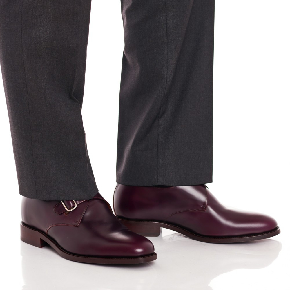 Scarpe con rialzo da uomo Dallas Bordeaux