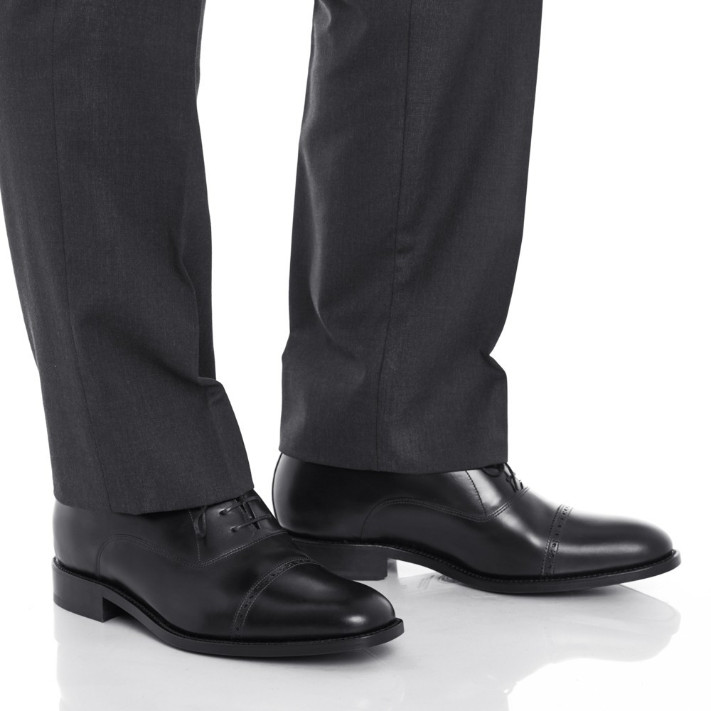 Schuhe mit Erhöhung für Männer Denver Schwarz