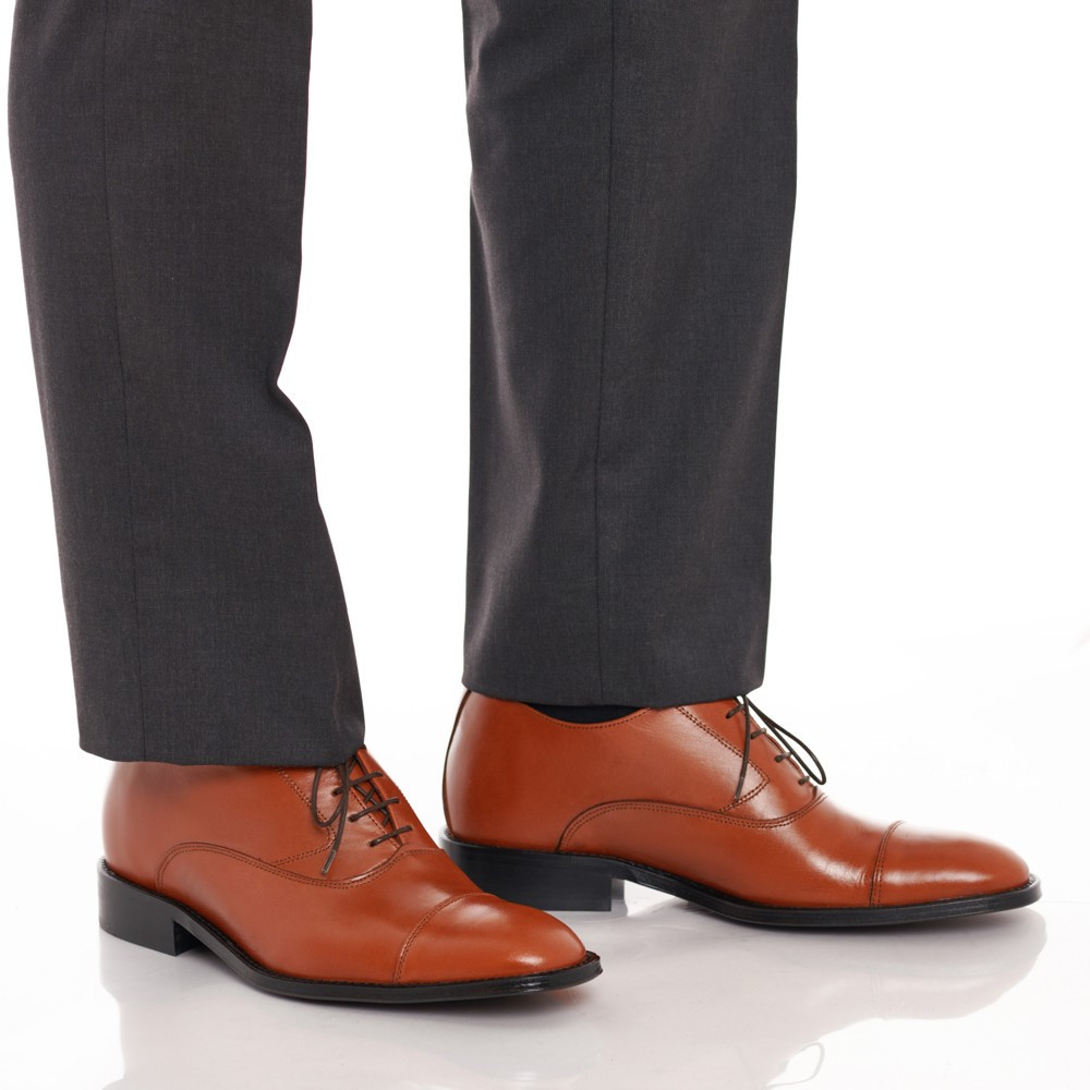 Scarpe con rialzo da uomo Derbi cuoio