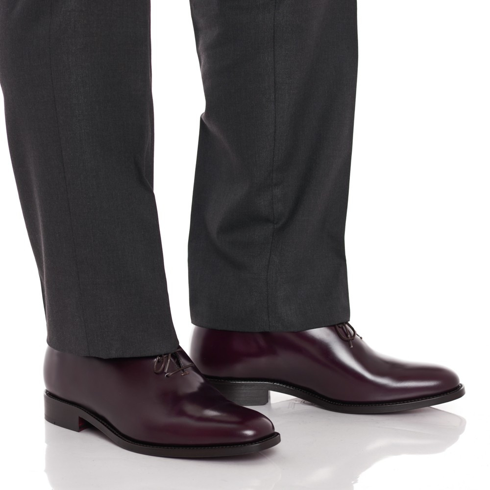 Scarpe con rialzo da uomo Detroit Bordeaux