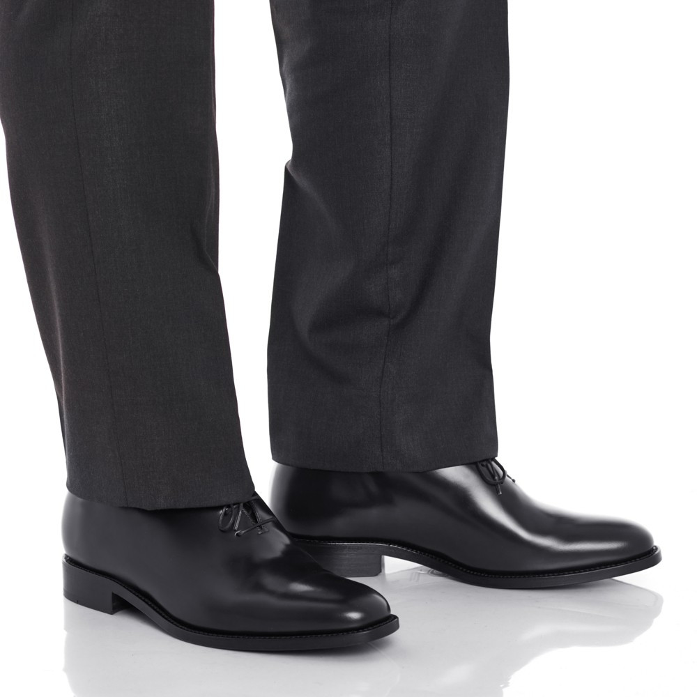 Sapatos para elevar a altura para homem Detroit Preto