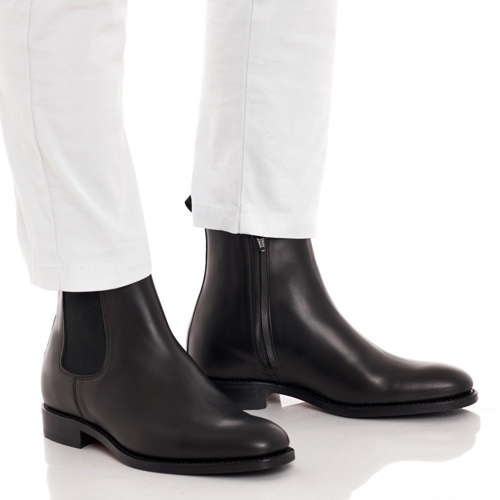 Sapatos para elevar a altura para homem Flavio