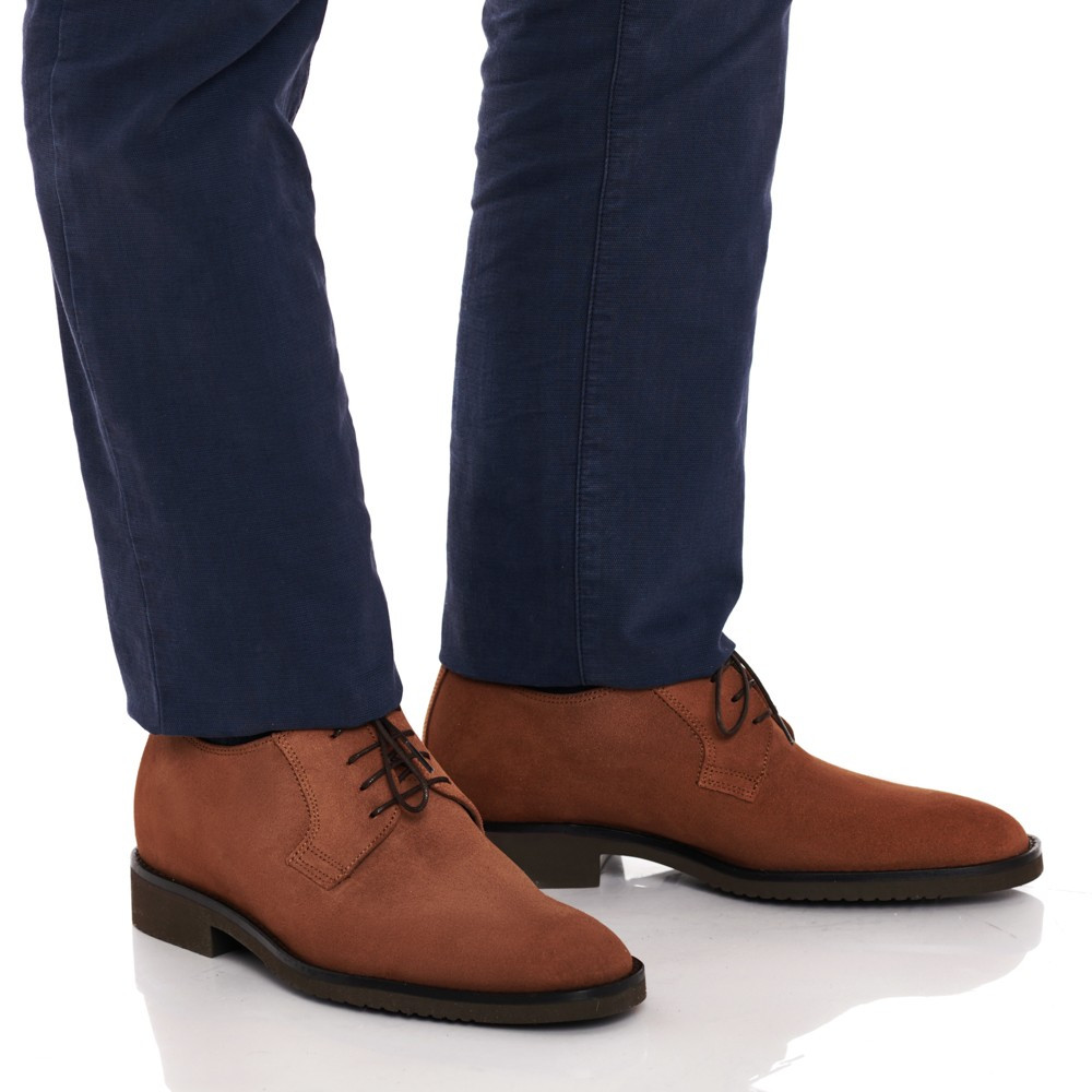 Sapatos para elevar a altura para homem Lawson Couro