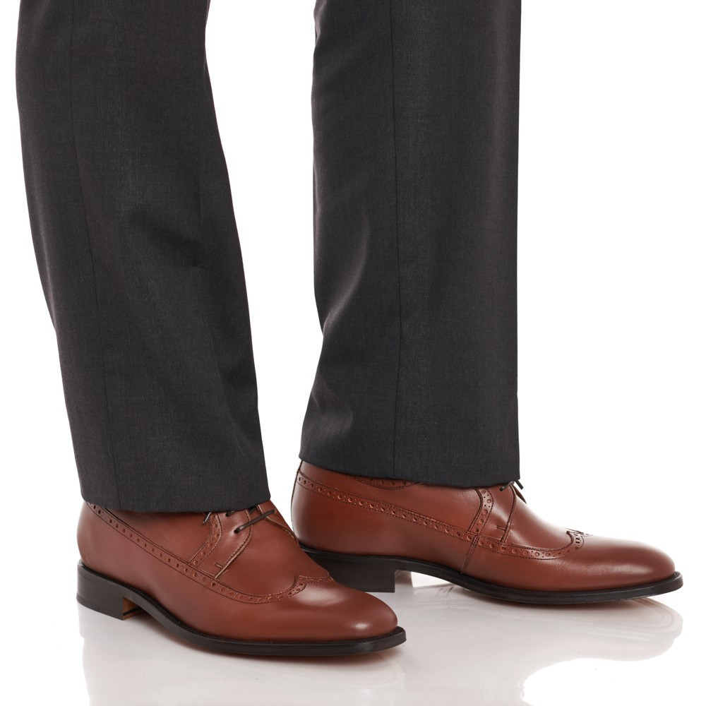 Sapatos para elevar a altura para homem Lexter Castanho