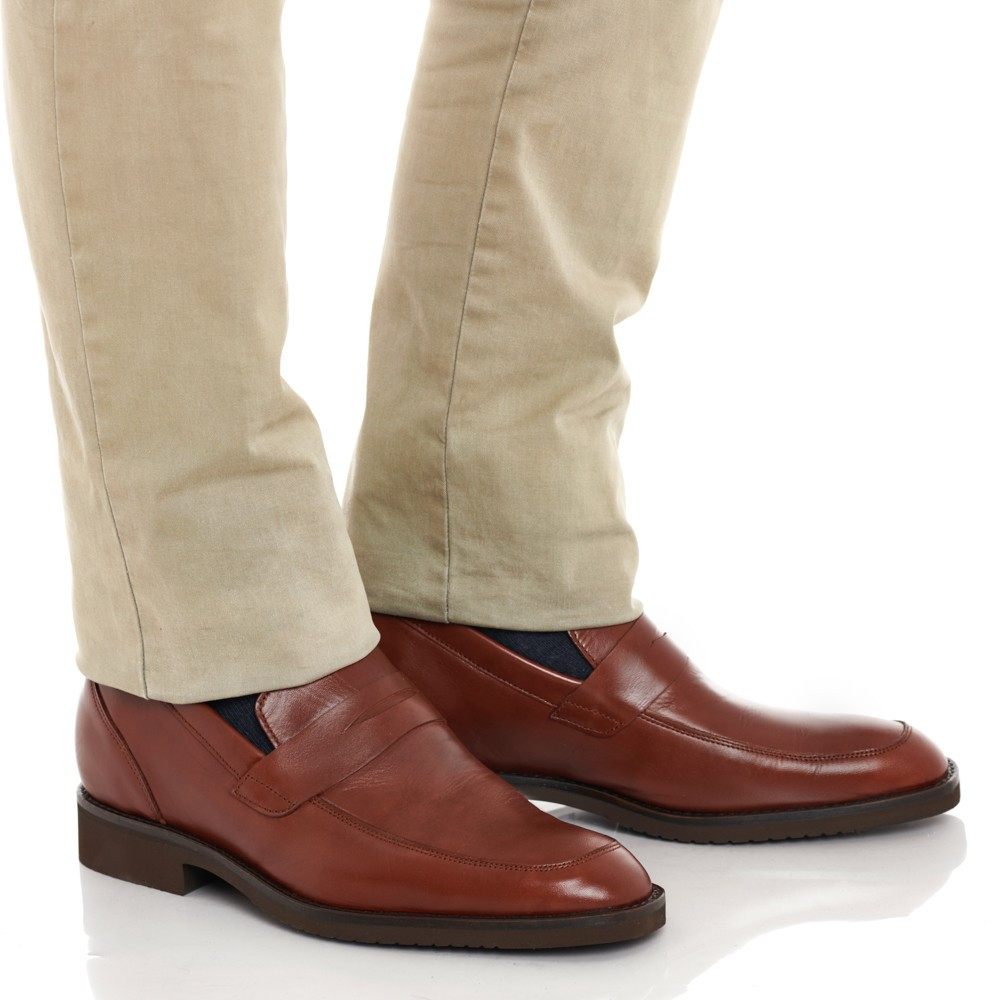 Zapatos con alzas para hombre Milan Marrón