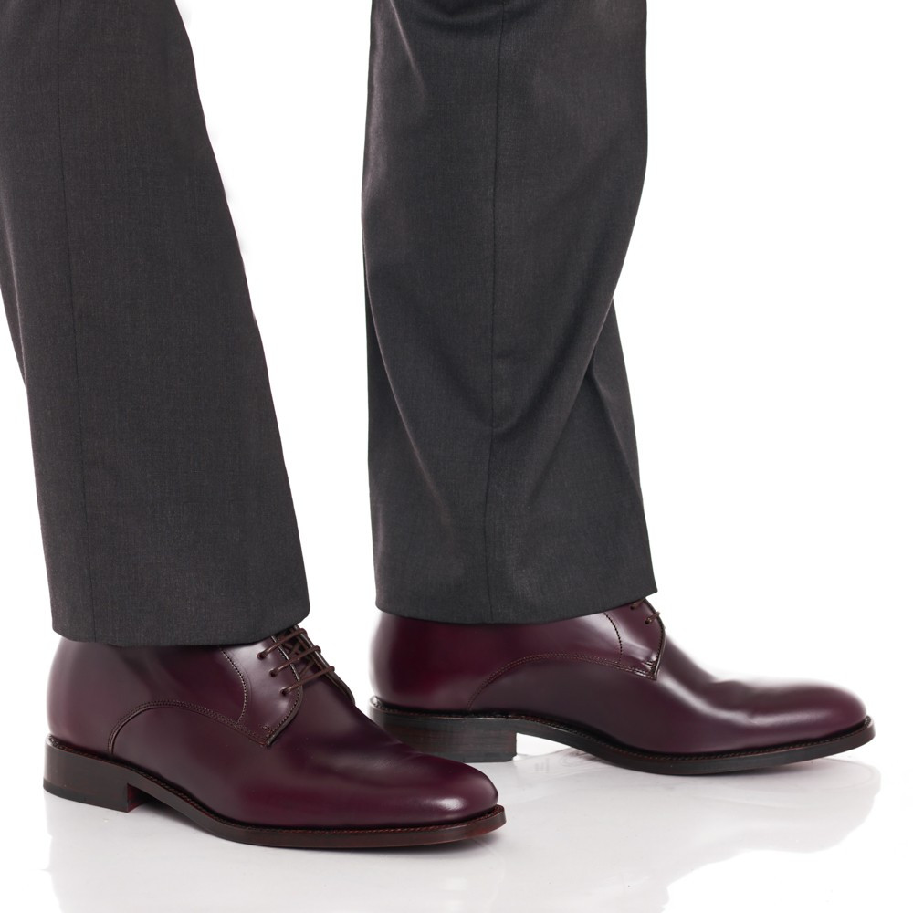 Zapatos con alzas para hombre Orlando Burgundy