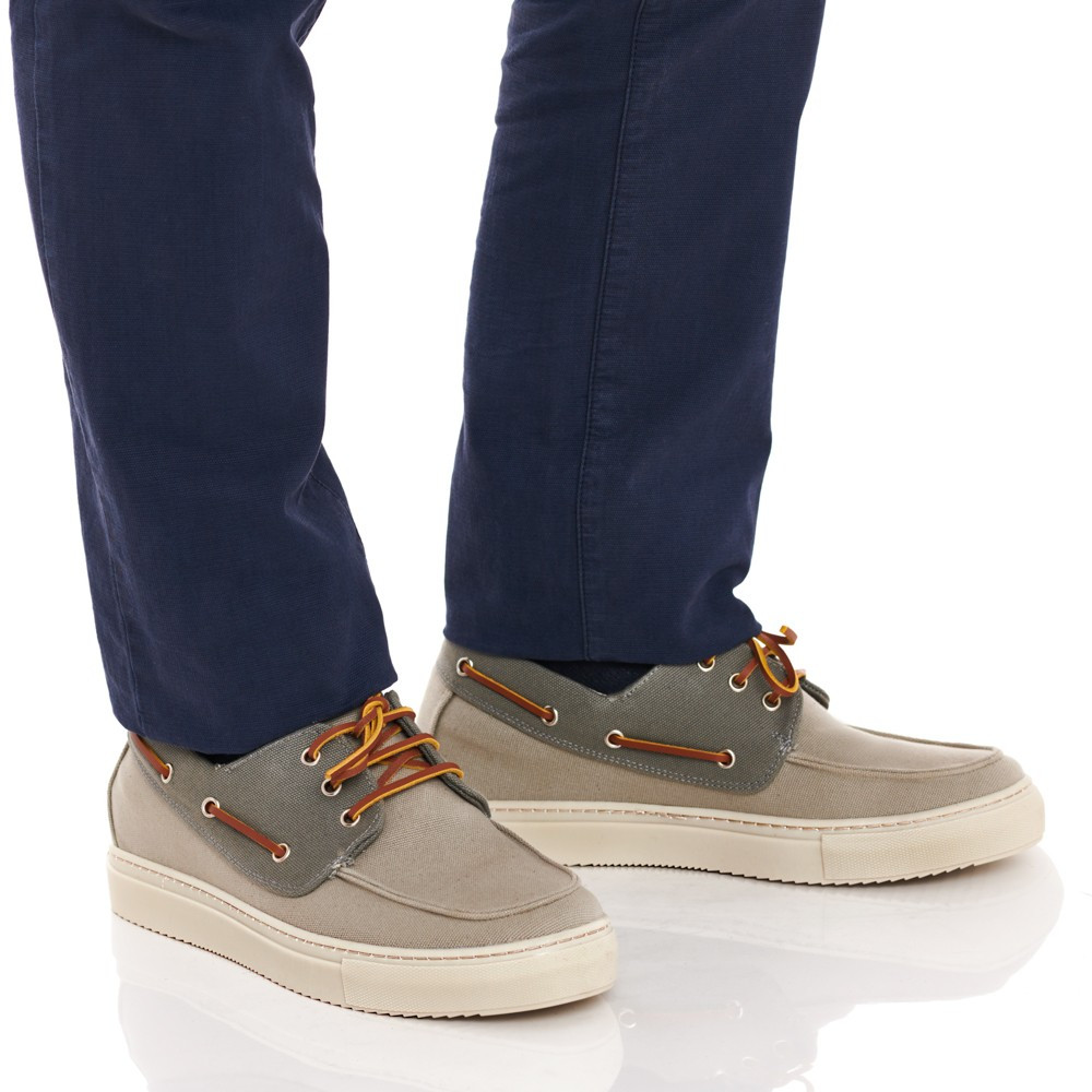 Schuhe mit Erhöhung für Männer Palermo Grau