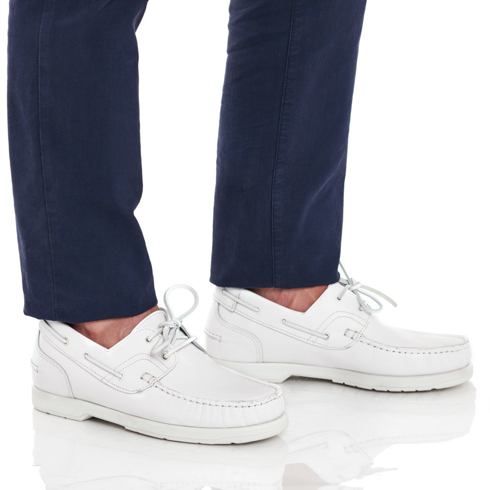 Zapatos con alzas para hombre Portonovo Blanco