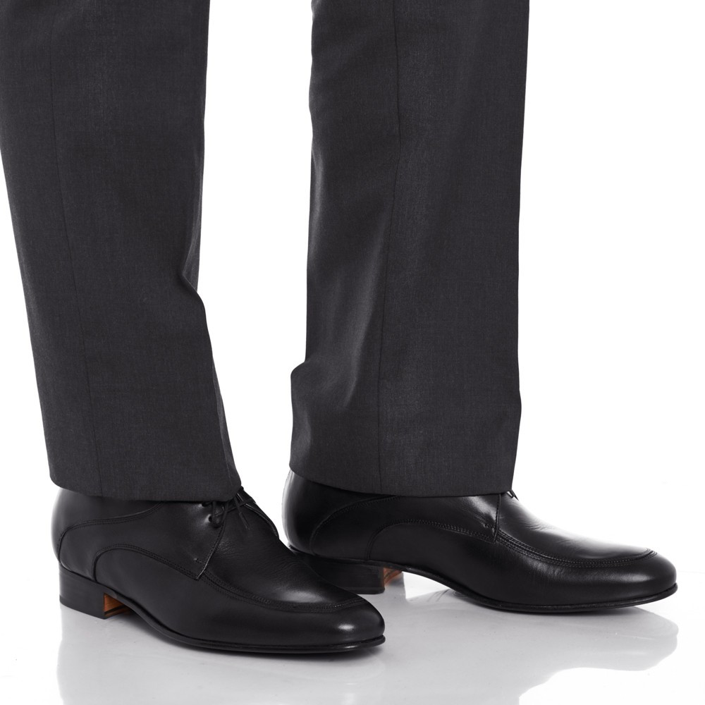 Sapatos para elevar a altura para homem Sheffields Preto