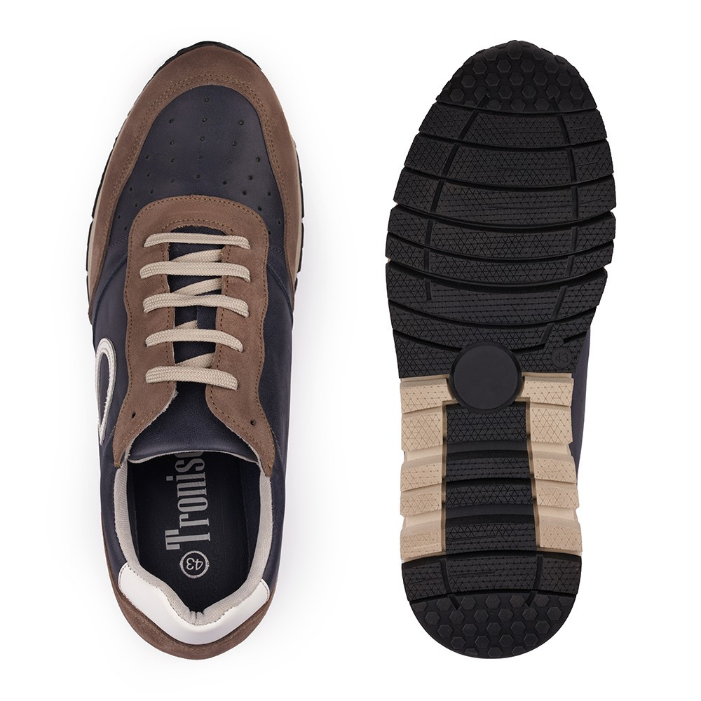 Schuhe mit Erhöhung für Männer Verona Blau