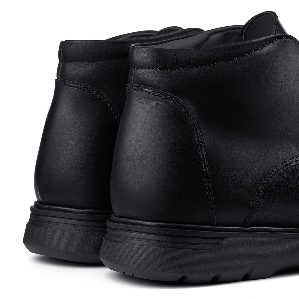 Chaussures élévatrices en cuir pour hommes Ravenna noir