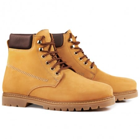 Montana cuero Zapatos con alzas