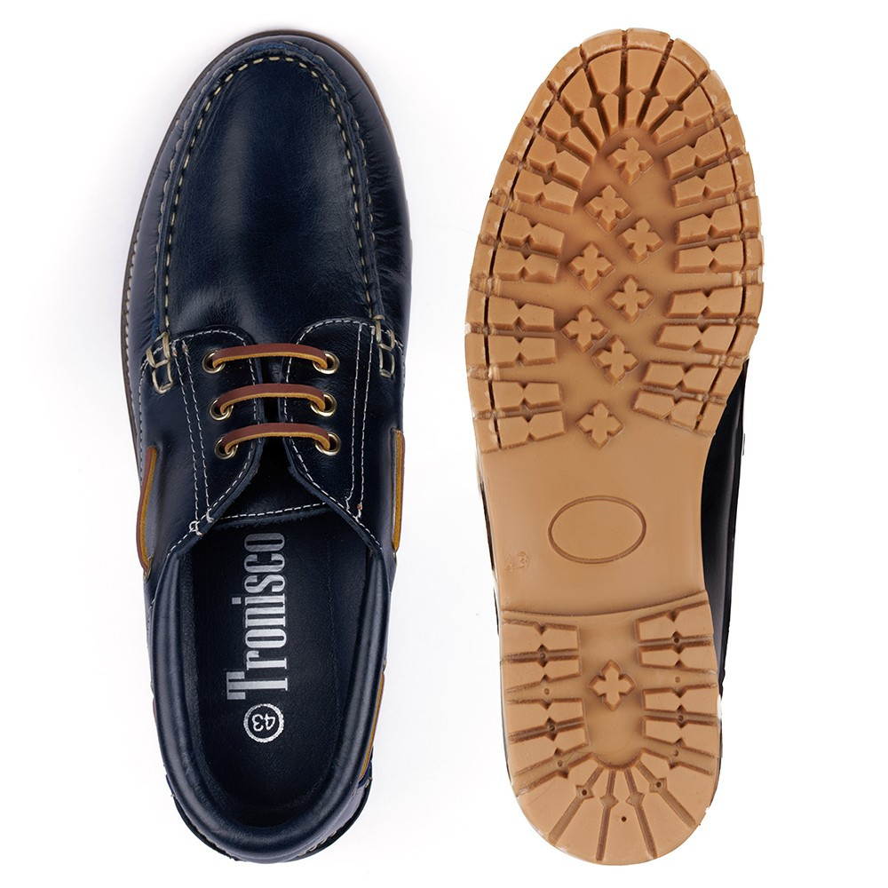 Zapatos con alzas para hombre Adriatico azul