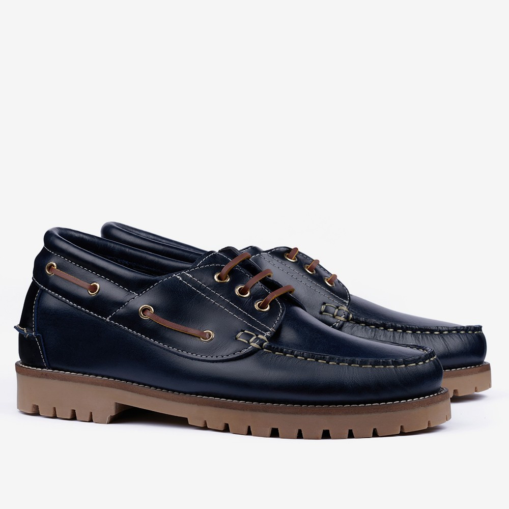 Zapatos con alzas para hombre Adriatico azul