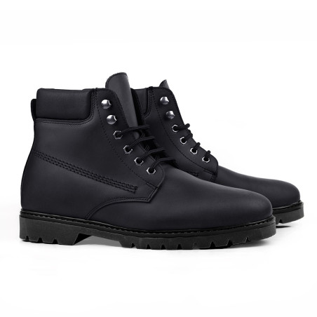 Zapatos con alzas para hombre Montana negro